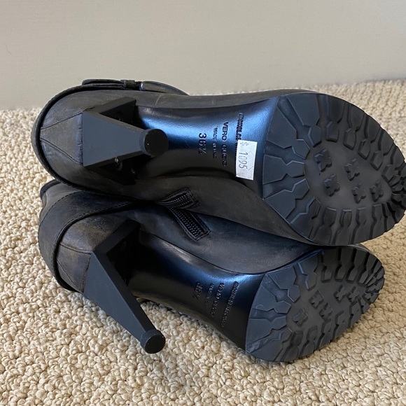 Nicholas Kirkwood 36.5 Ankle Black Leather Boots - Picture 2 of 4